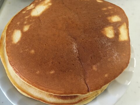 大豆粉と強力粉のパンケーキ